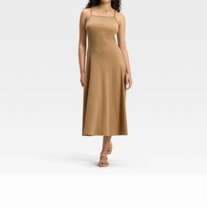 Universal Thread Tan Midi Dress